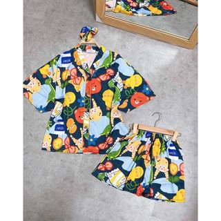 (Chubby Bigsize) Bộ Lụa Đùi Cánh Dơi 5D Bigsize 50-85kg