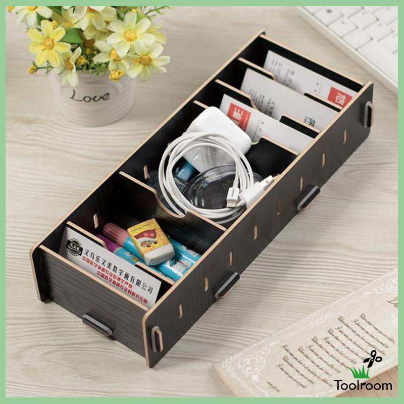 Khay Đựng Thẻ Tên Để Bàn 9 Ngăn Màu Đen