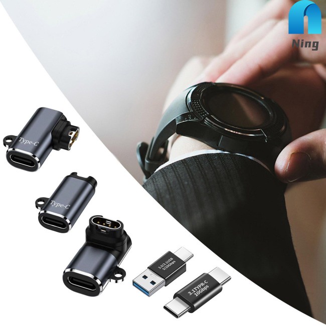 Đế Sạc Từ Tính Type C Chất Lượng Cao Thay Thế Cho Đồng Hồ Garmin 3 Cái