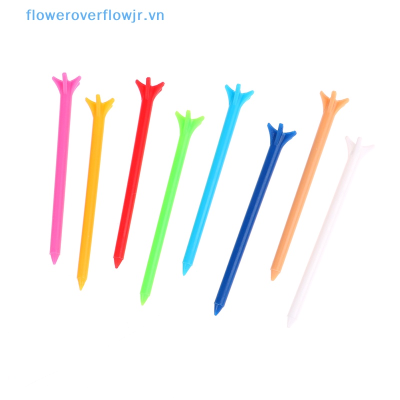 Bộ 100 Phụ Kiện Gắn Bóng Golf 5 Góc 83mm Nhiều Màu Sắc