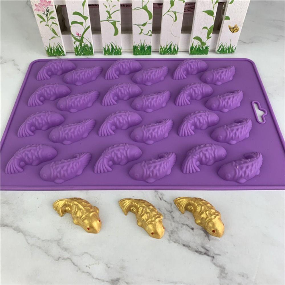 JANE Khuôn Silicone Làm Bánh Hình Cá 3D DIY