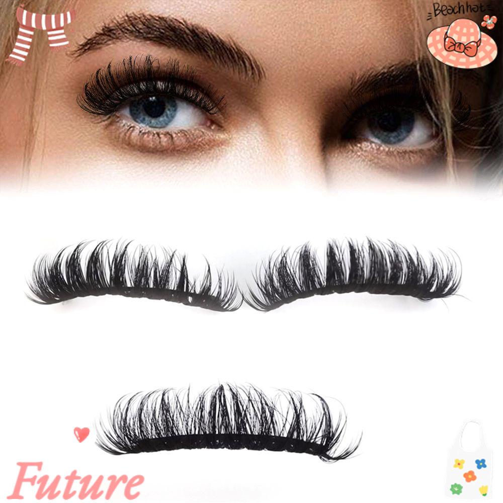 FUTURE Lông Mi Giả Dài Cong Trang Điểm Phủ Toàn Diện