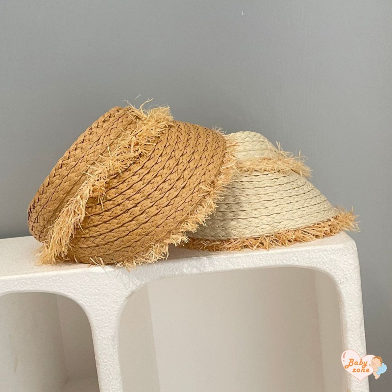 Được Khuyến Nghị! Nón Cói Rộng Vành Hở Chóp Chống Nắng Thời Trang Đi Biển Mùa Hè Cho Bé