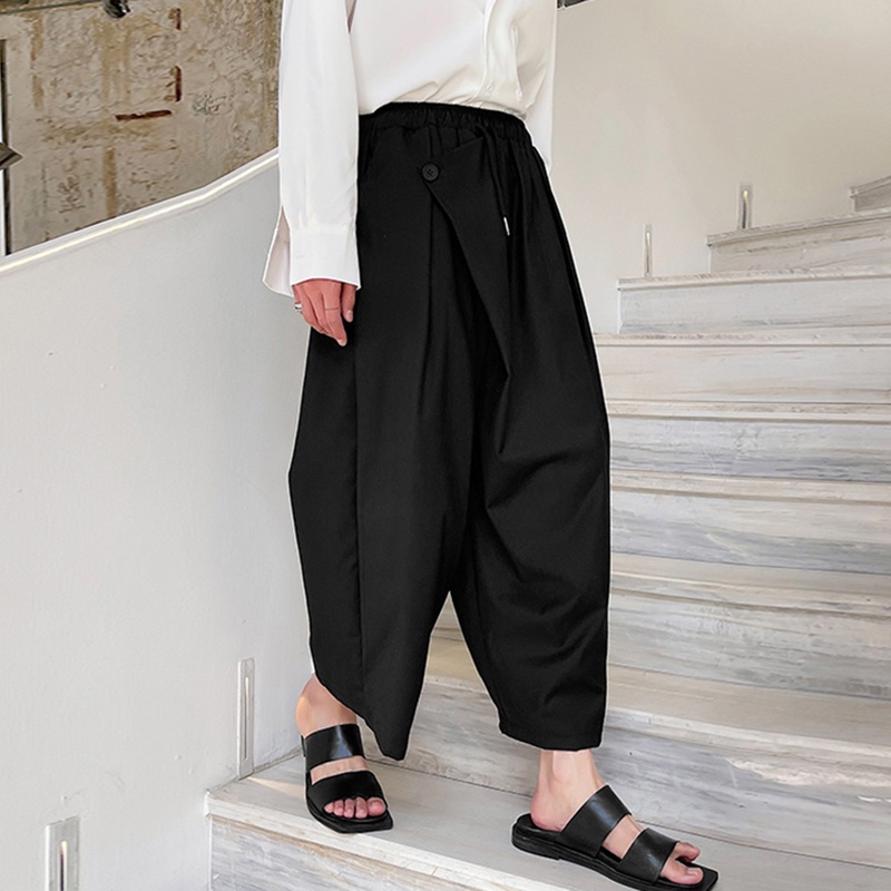 Quần nam INCERUN màu tối đơn giản thời trang