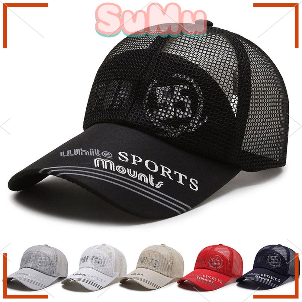 SUMU Mũ Lưỡi Trai Thoáng Khí Phong Cách Hip Hop Unisex