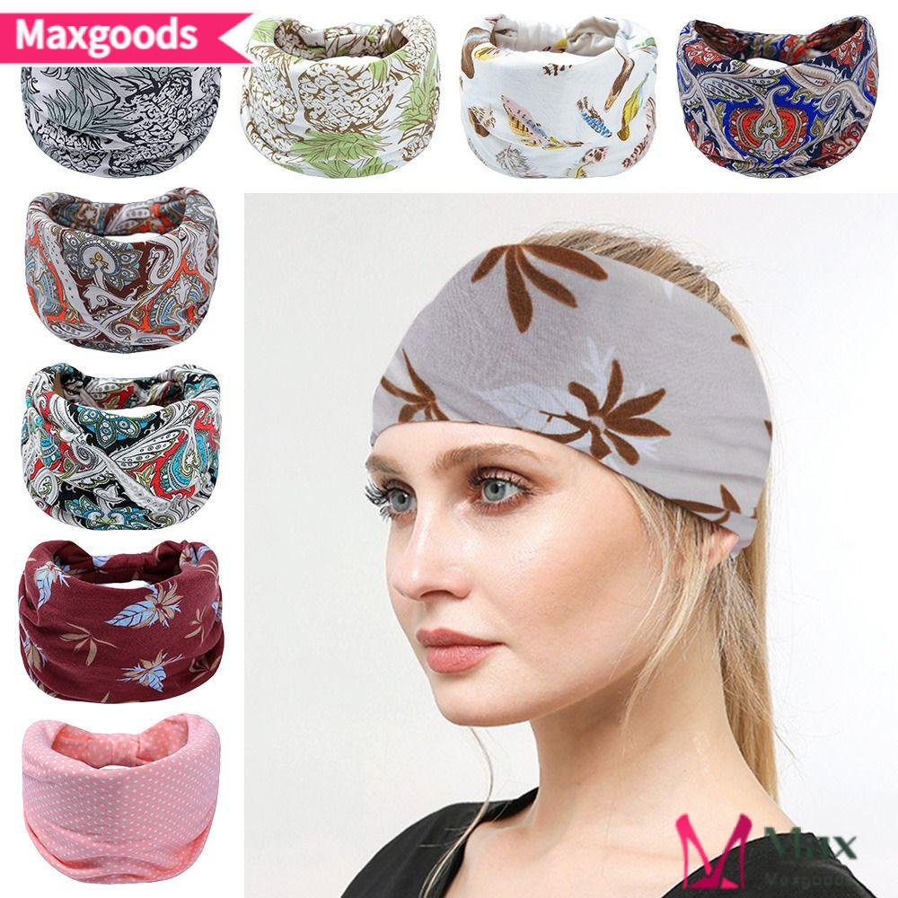 MAXG Băng Đô Thể Thao Co Giãn Thời Trang Cho Nam Nữ