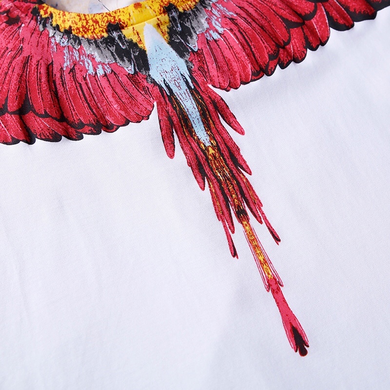 Áo Thun Tay Ngắn In Hình Đôi Cánh Nhiều Màu Sắc Thời Trang Xu Hướng Đường Phố Chất Lượng Cao MA-RC-Lo- BEL-ONG