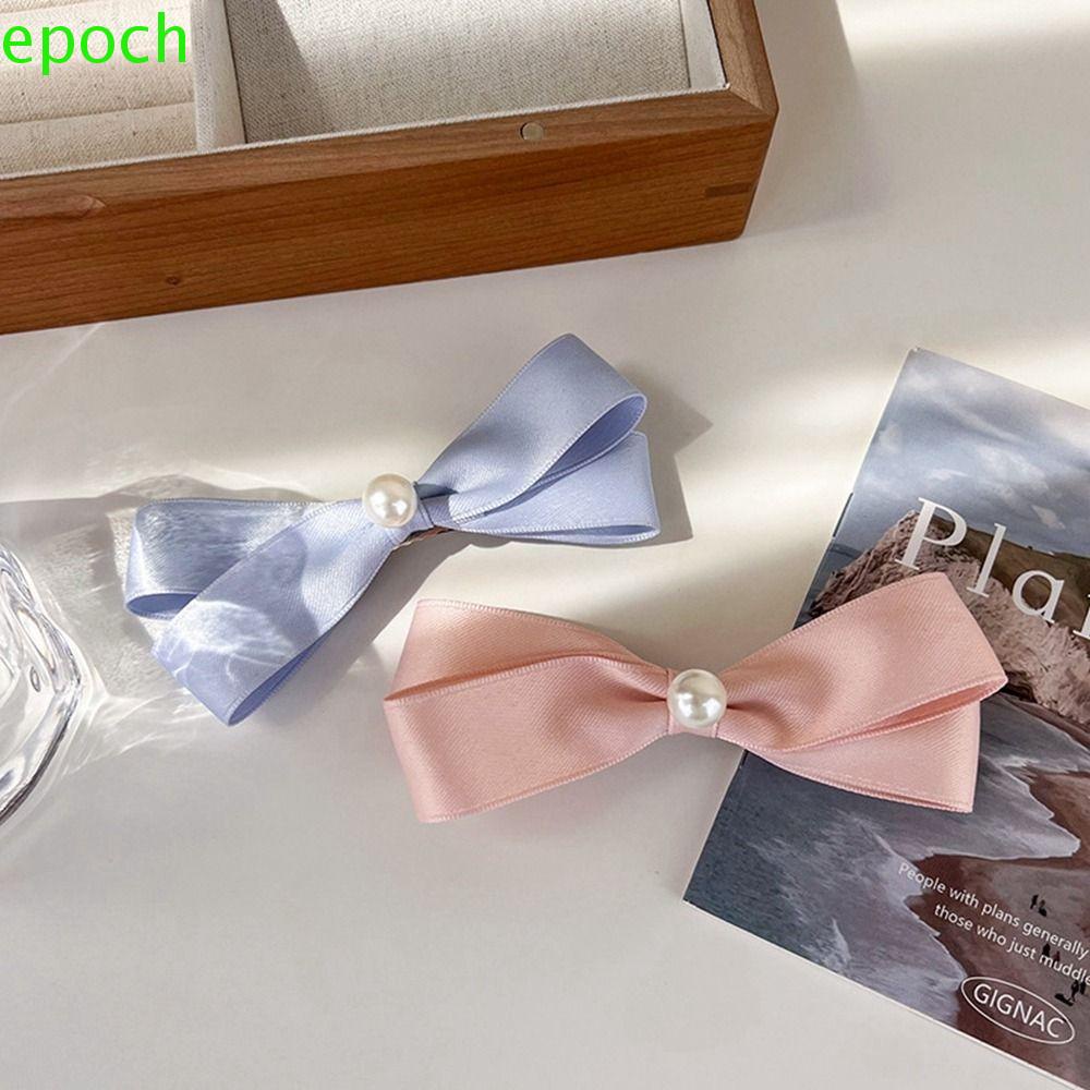 EPOCH Kẹp Tóc Hình Nơ Đơn Giản Cho Bé Gái
