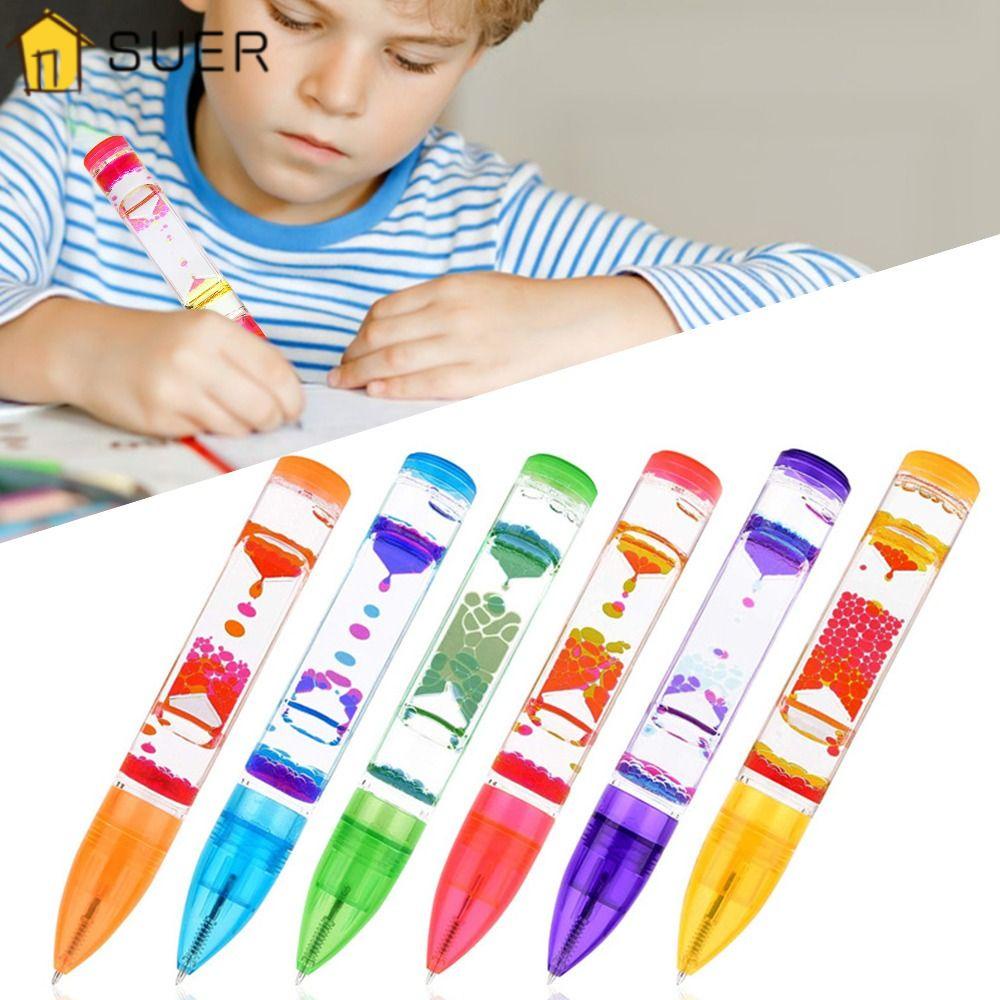 SUENIN Bút Bi Chuyển Động Dạng Lỏng Sáng Tạo Giúp Giảm Căng Thẳng Cho Người Lớn Và Trẻ Em