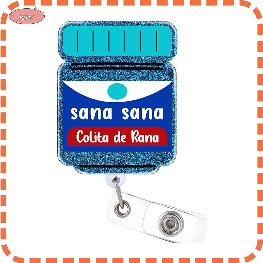 KRNY Móc Khóa Acrylic Hình Chai Nước Màu Xanh Dương Có Thể Thu Gọn Tiện Dụng Cho Văn Phòng