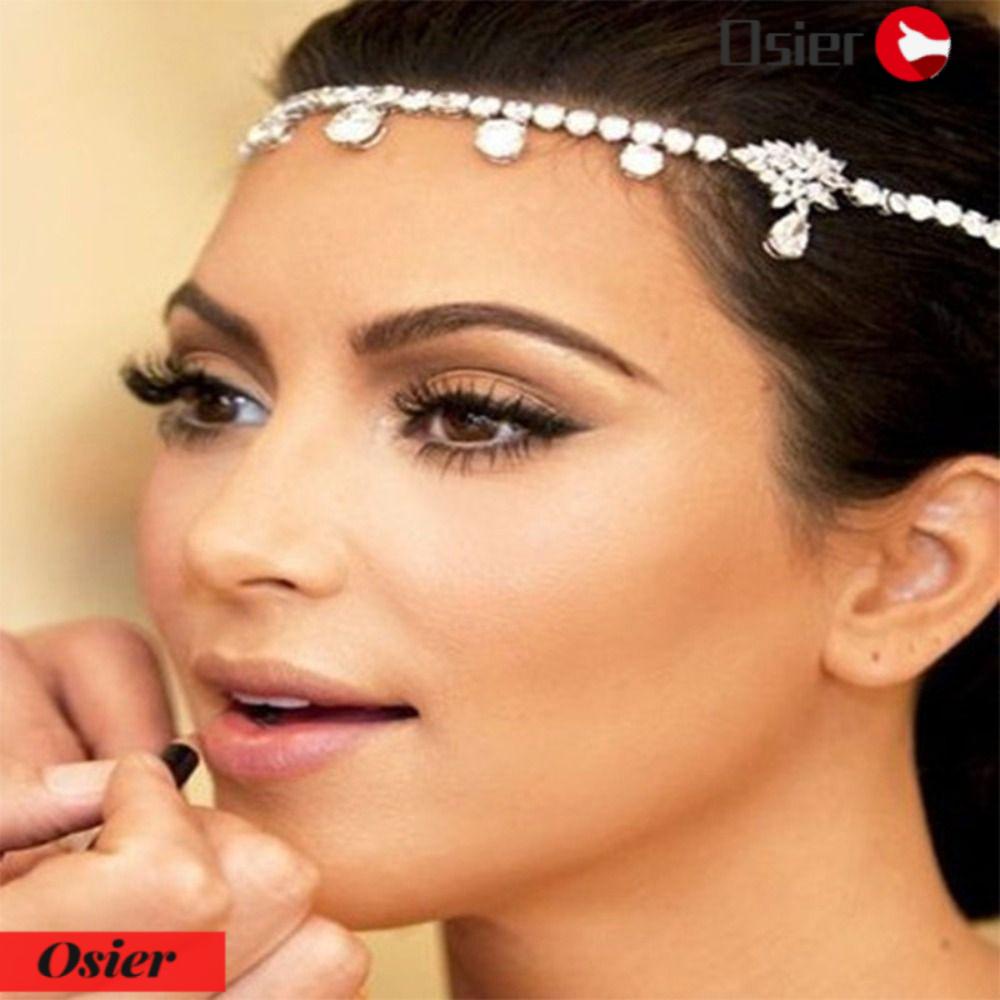 OSIER1 Cài Tóc Đính Đá Thời Trang Cho Cô Dâu