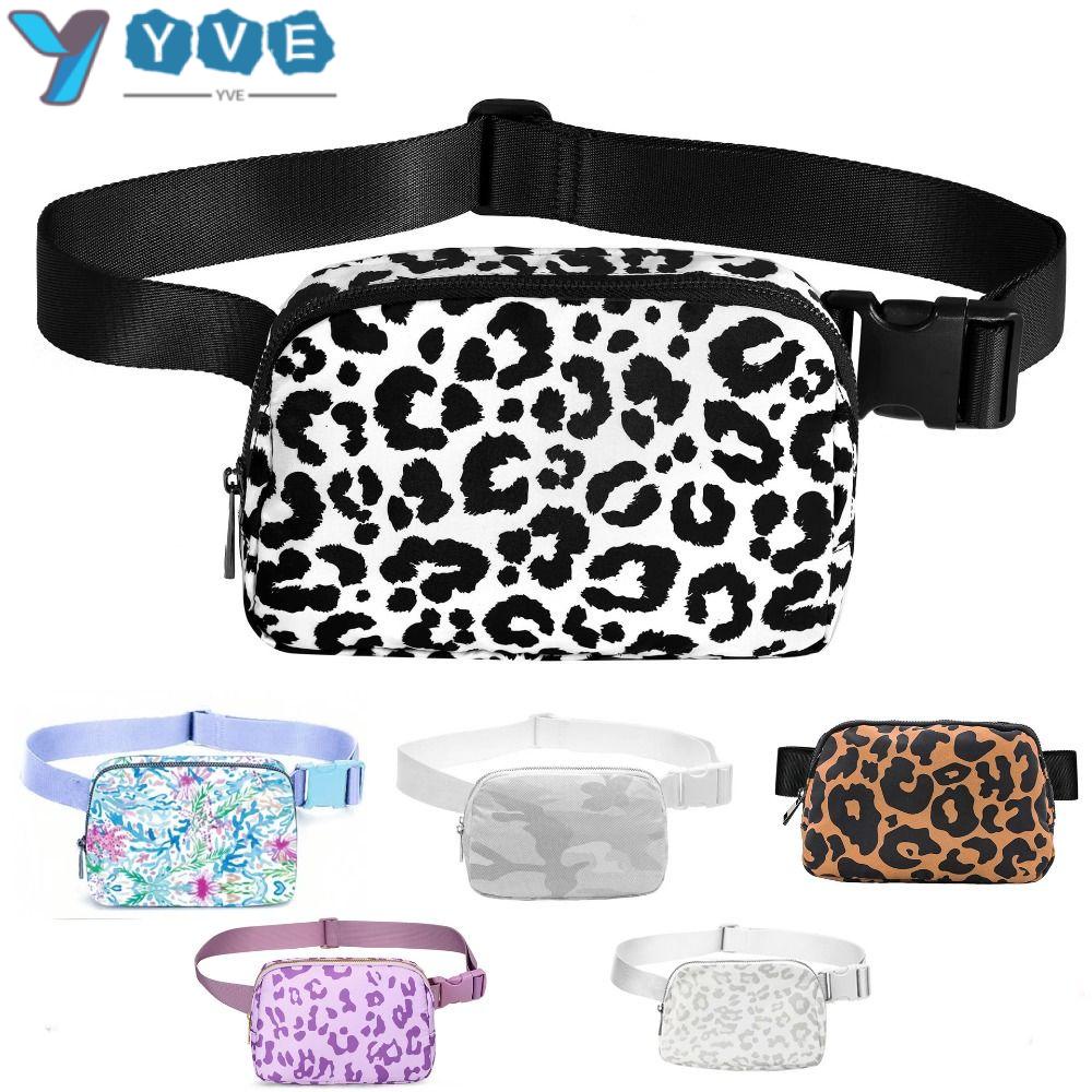 YVE Túi Đeo Chéo Ngực / Thắt Lưng Bằng Nylon Chống Nước Có Khóa Kéo Có Thể Điều Chỉnh
