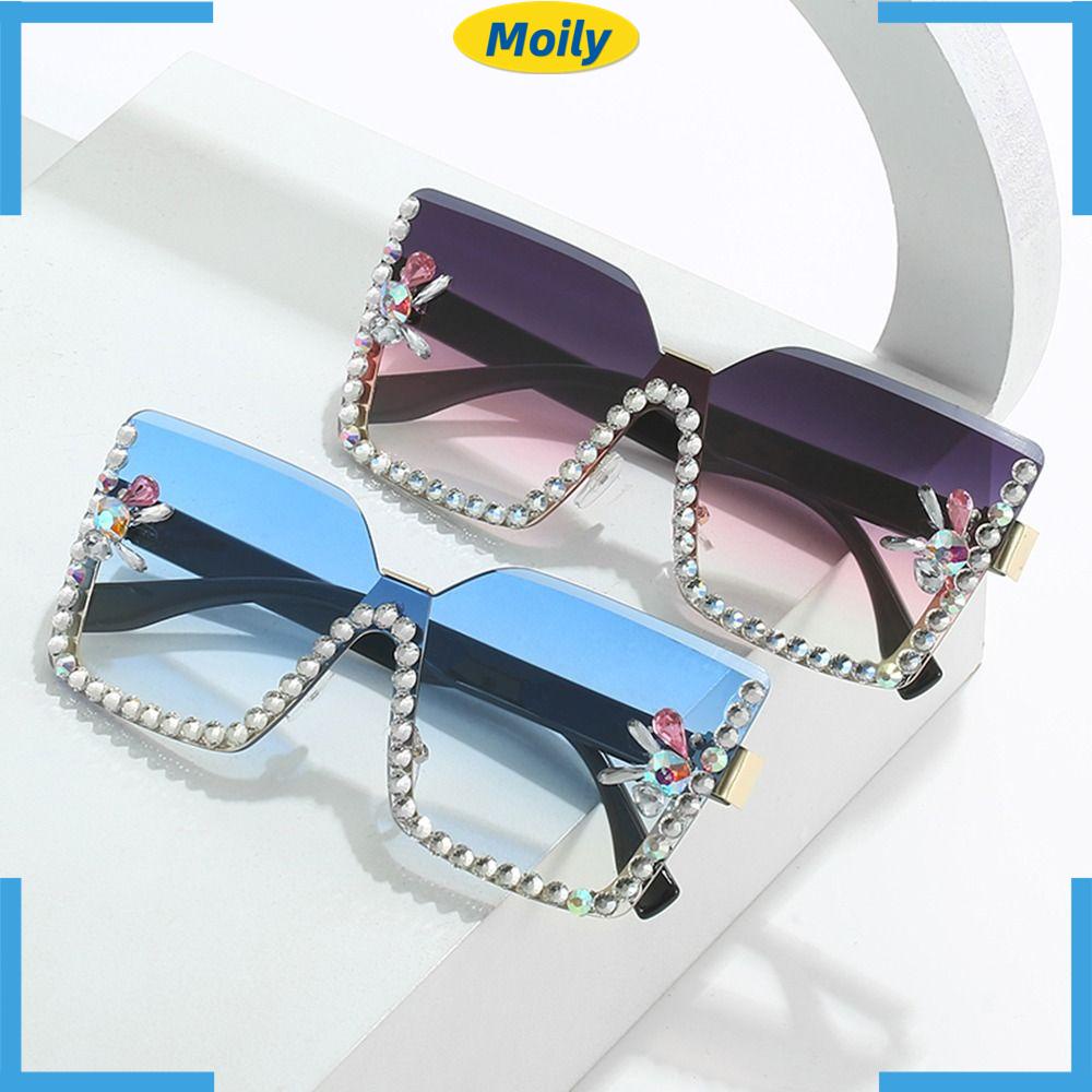 MOILYVN Kính Mát Oversized Chống Tia UV400