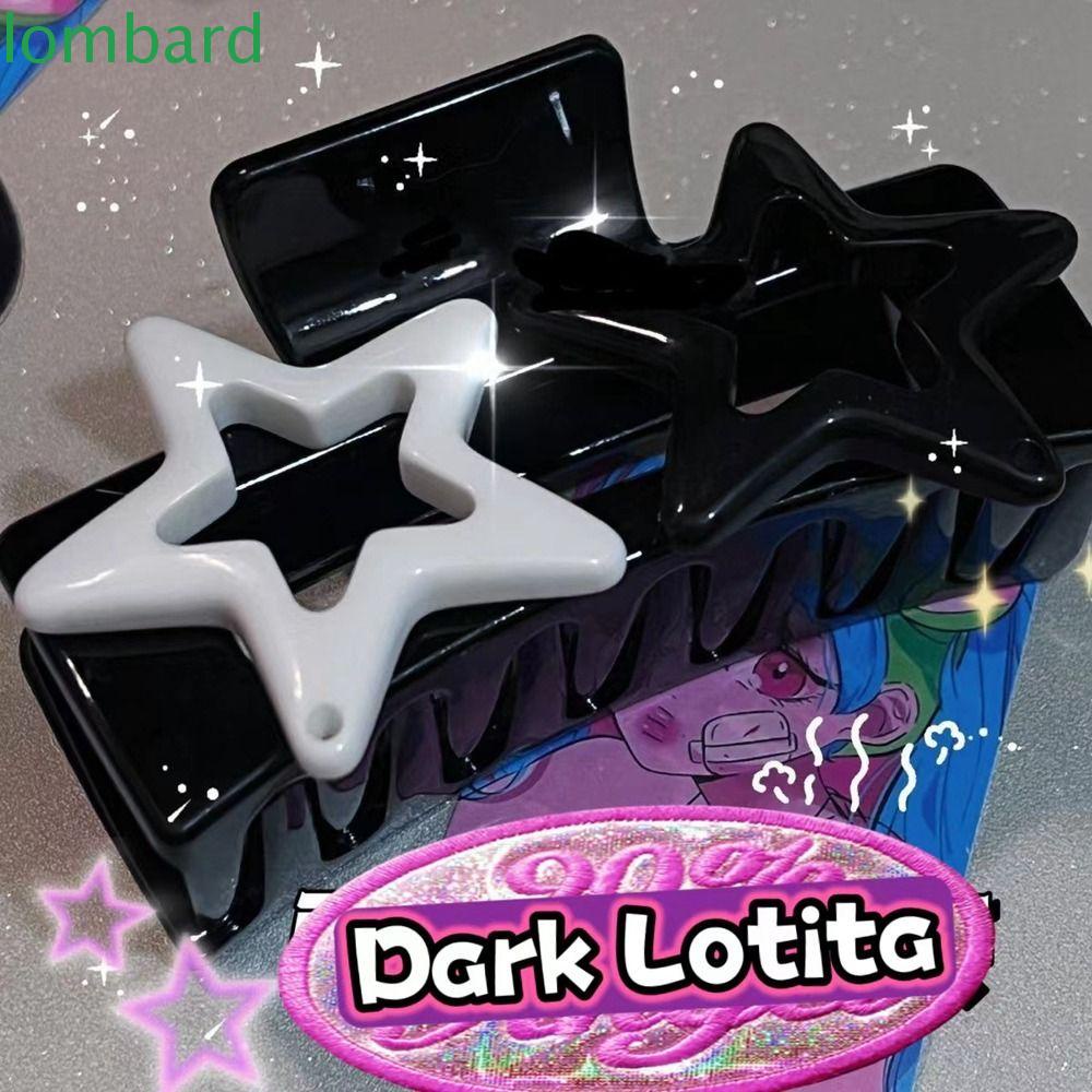 LOMBARD Kẹp Tóc Hình Ngôi Sao / Cá Mập Lớn Dễ Thương Cho Nữ Y2k