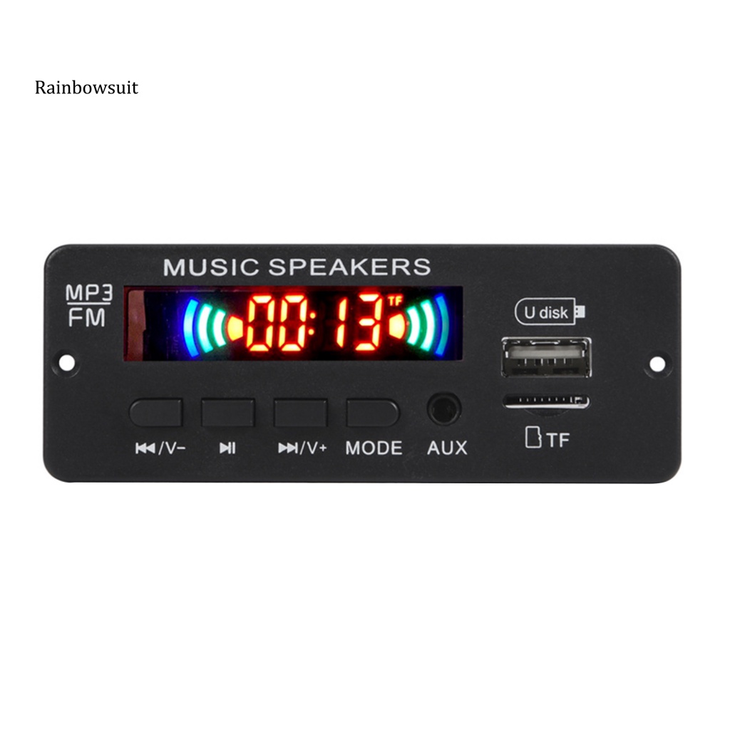 Máy Nghe Nhạc MP3 Bluetooth 5.0 Đa Năng Có Chức Năng Khuếch Đại Cho Xe Hơi