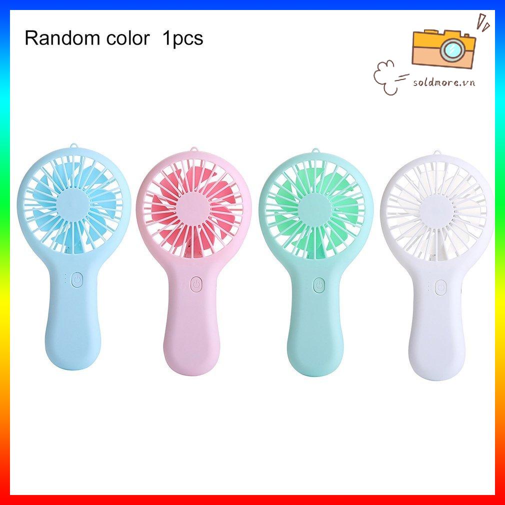 1 Mini USB Di Động 3 Tốc Độ Gió Quạt Yên Tĩnh Và Tiện Lợi Cho Văn Phòng Sinh Viên 4 Màu Tùy Chọn