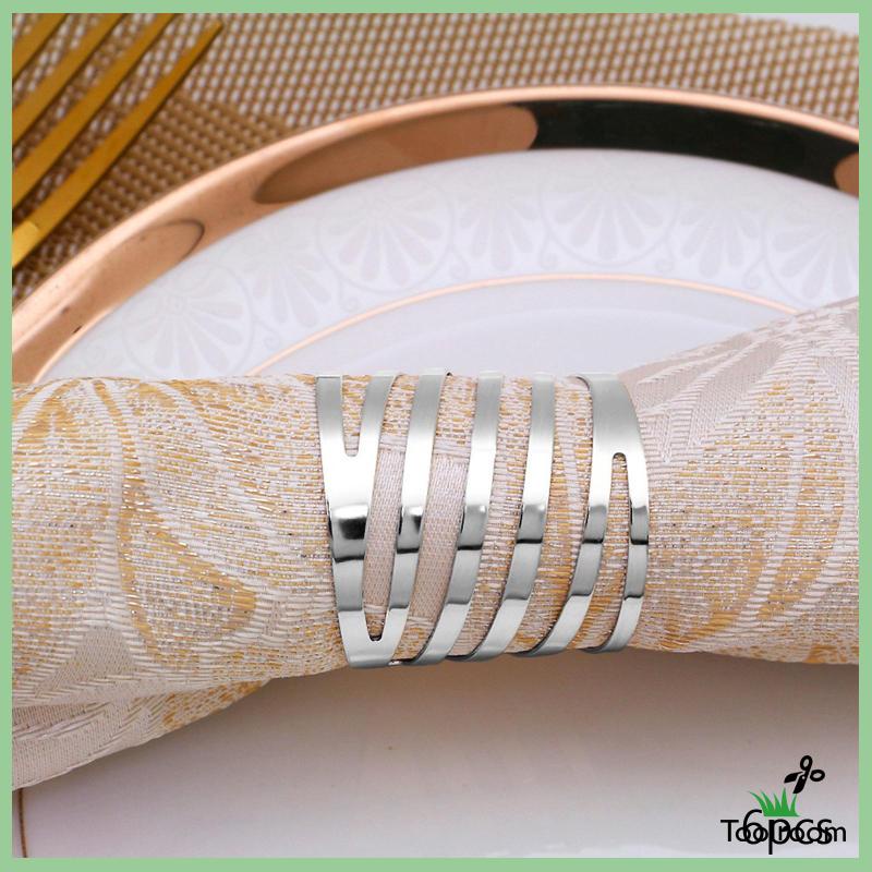 Bộ 6 Vòng Giữ Khăn Ăn Cho Lễ Tạ Ơn Sinh Nhật