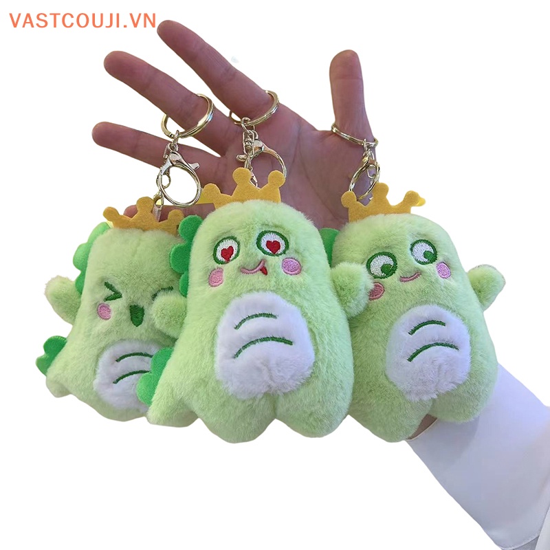 1 Móc Khóa Khủng Long Nhồi Bông 15cm Dễ Thương