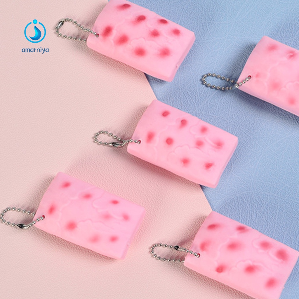 (Shop Amart) Đồ Chơi Bóp Hình Bánh Gạo Làm Từ TPR Mềm Mại Giúp Giải Tỏa Căng Thẳng