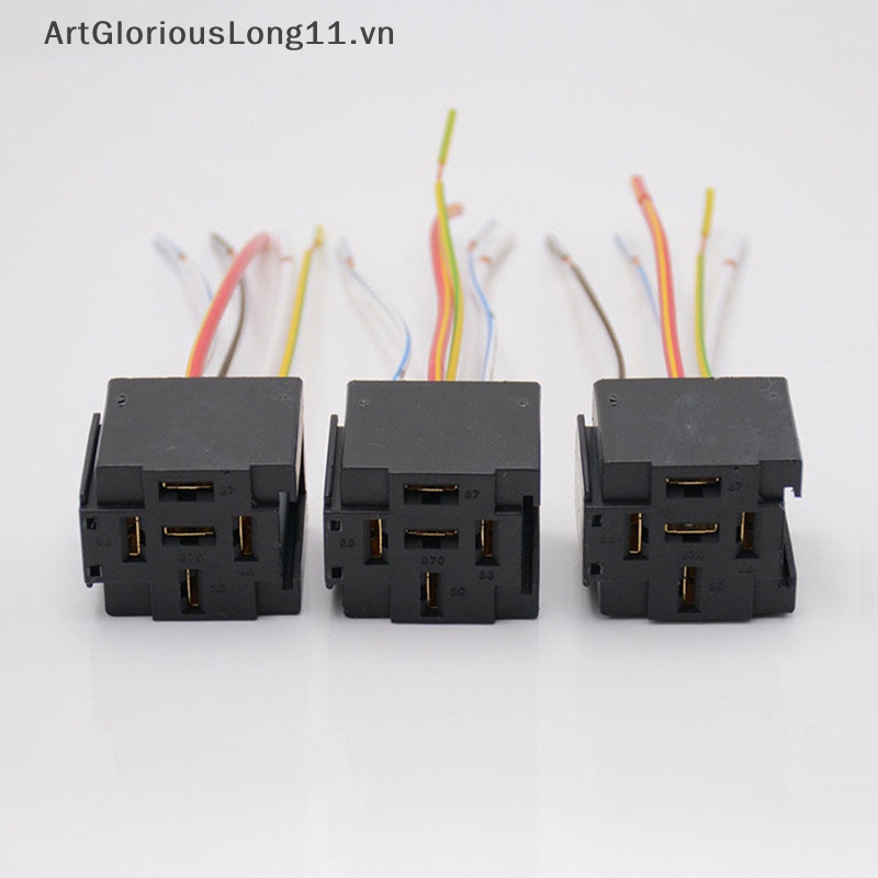 Rơ Le Chịu Nhiệt Độ Cao 4 Chấu 5 Pin Chuyên Dụng Cho Máy Điều Hòa Xe Hơi