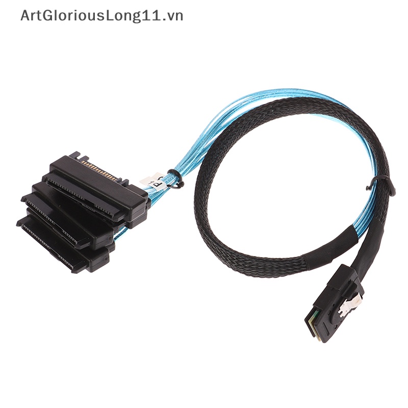 Dây Cáp Kết Nối Ổ Cứng Mini 4 SAS 36-Pin SFF-8087 Sang 4 SAS 29-Pin SFF-8482