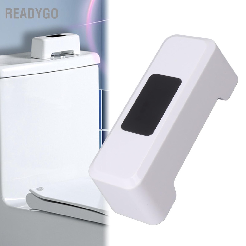ReadyGo Có hàng sẵn Cảm biến chuyển động Bộ xả bồn cầu tự IPX5 cảm ứng chống nước Nút dành cho gia đình Sử dụng công cộng Màu trắng