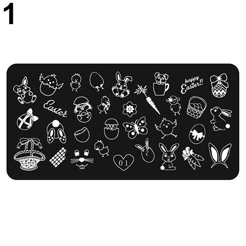 Gm Khuôn In Hình Trang Trí Móng Tay Nghệ Thuật DIY