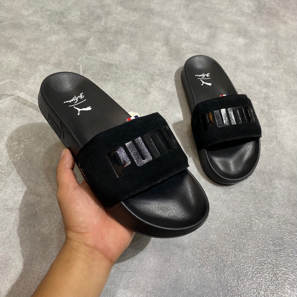 Dép P.u.m.a Suede Cờ Pháp Đen *Chính Hãng*