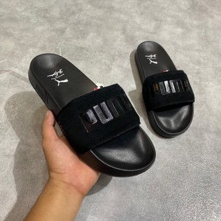 [Siêu Sale ] Dép P.u.m.a Suede Cờ Pháp Đen *Chính Hãng*