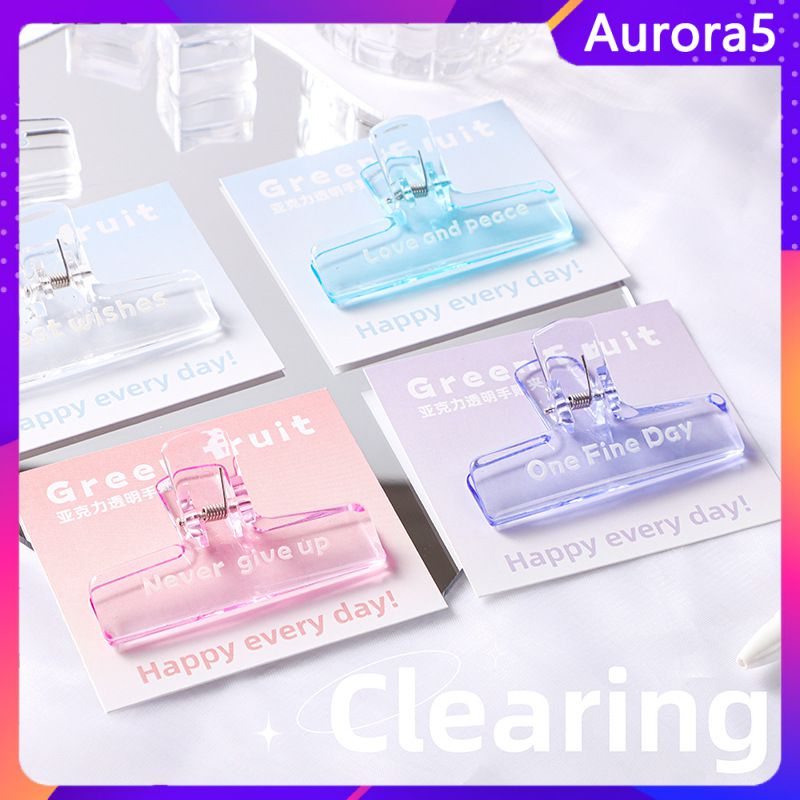 Văn phòng phẩm Clip Acrylic trong suốt Hình thức cao cấp Hand Big Cli