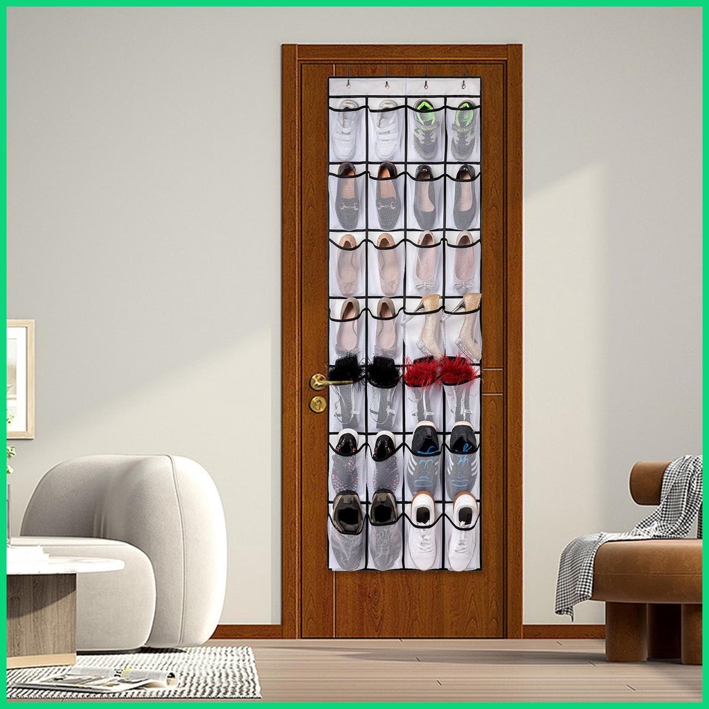 Giá Đỡ Đựng Giày 28 Ngăn Có Móc Treo Tiện Dụng