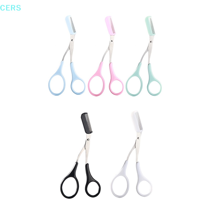 Kéo Tỉa Lông Mày Làm Đẹp Bằng Thép Không Gỉ Kèm Lược RS Dành Cho Bạn Nữ