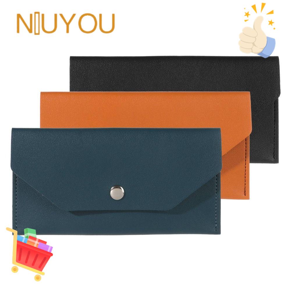 NIUYOU Set 3 Bao Thư Chất Liệu Da Cho Nữ
