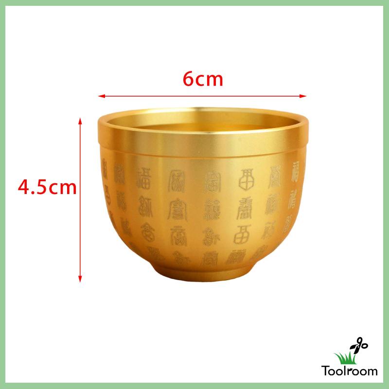 Chén Phong Thủy May Mắn Bằng Đồng Thau Để Bàn Trang Trí