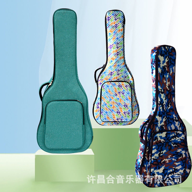 Túi Đựng Đàn Guitar 41-Inch 40-Inch Chất Liệu Cotton Dày Dặn Màu Trơn Chống Thấm Nước Tiện Dụng
