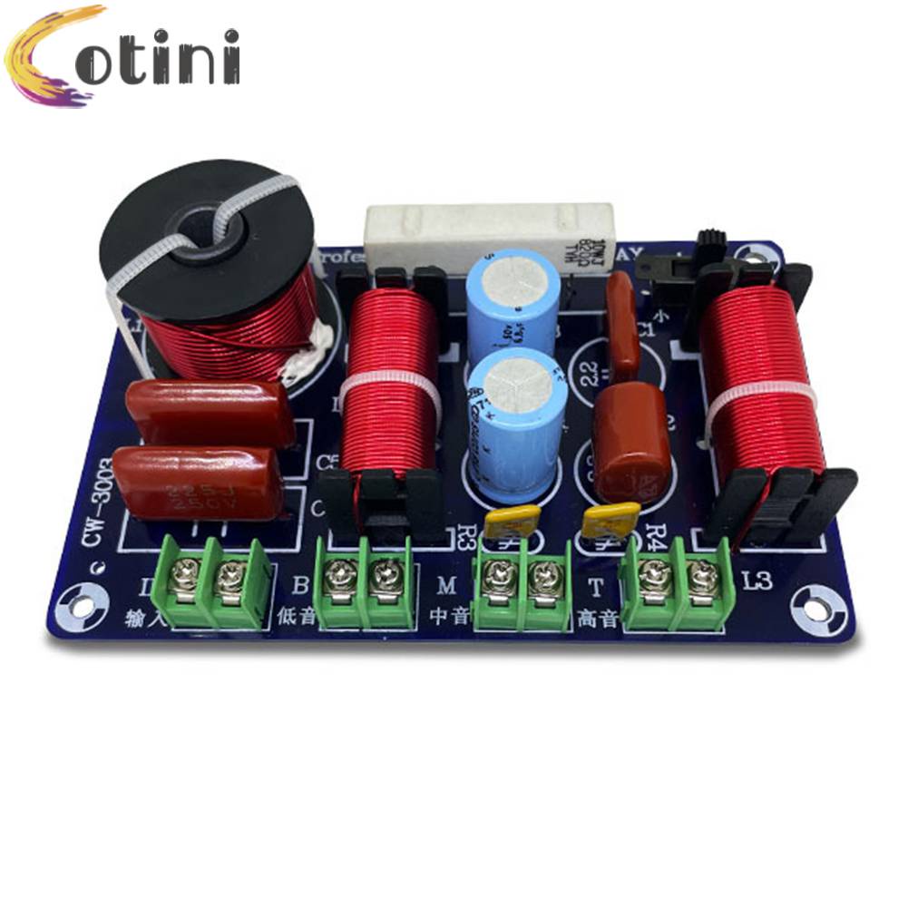 Bộ Chia Tần Số Lọc Âm Bass Trung Bình 3 Chiều 250W Cho Loa