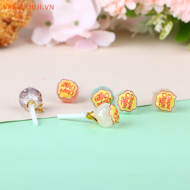 Mô Hình Kẹo Mút Mini Tỉ Lệ 1 / 12 Dùng Trang Trí Nhà Búp Bê