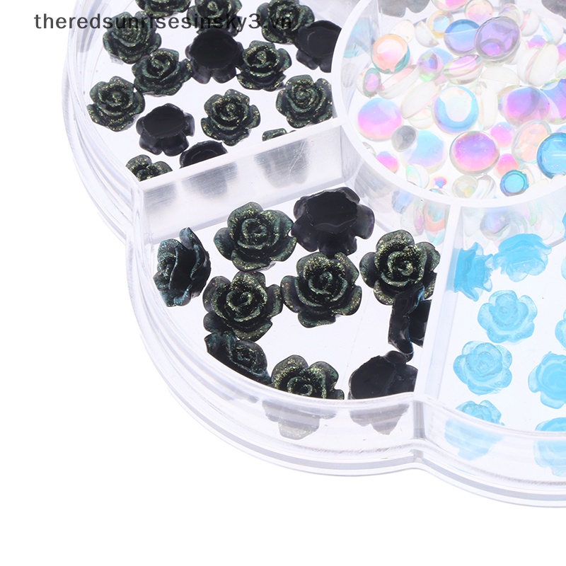 Hộp Hạt Ngọc Trai / Kim Cương Giả 3D Thời Trang Chuyên Dụng Trang Trí Móng Tay DIY