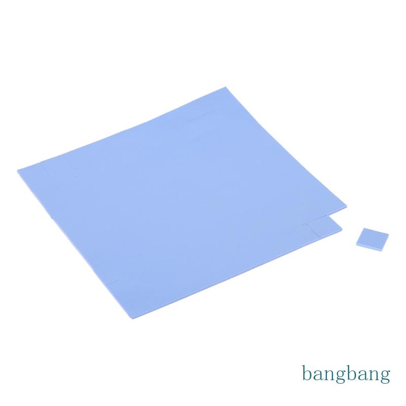 Set 100 Miếng Đệm Tản Nhiệt Làm Mát CPU GPU 100mmx100mmx1mm Bằng Silicon Cho PC