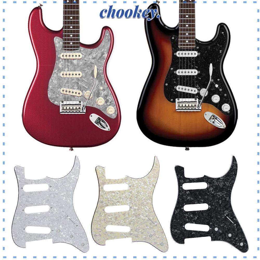 CHOOKEY Vỏ Bảo Vệ Miếng Gảy Đàn Guitar Điện Không Cần Khoan Lỗ Phía Trước