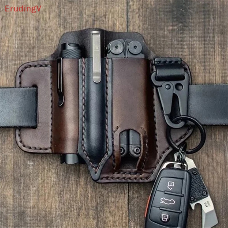 [ErudingV] Túi Đựng Dụng Cụ Đa Năng Bằng Da Thật Đeo Thắt Lưng [Mới]