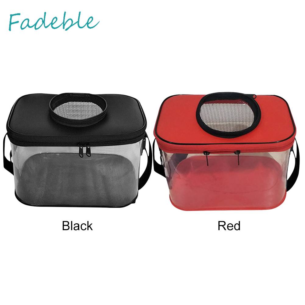 Xô Đựng Cá Bằng EVA Trong Suốt Thoáng Khí Có Thể Gấp Gọn Tiện Dụng