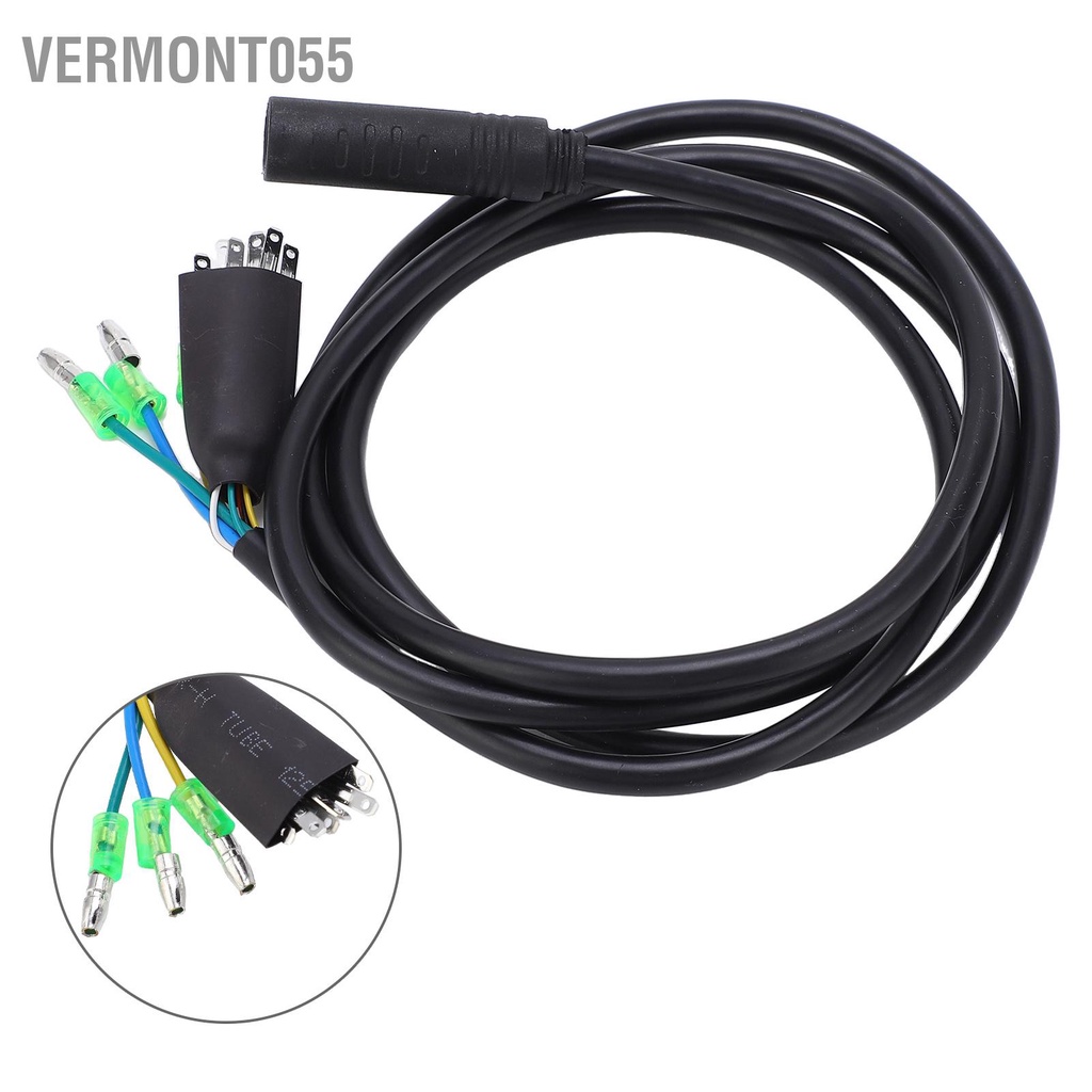 Vermont055 Xe Đạp Điện Máy Adapter Chống Nước 1300Mm Đầu Nữ 9 Chân Cắm Động Cơ Phụ Kiện