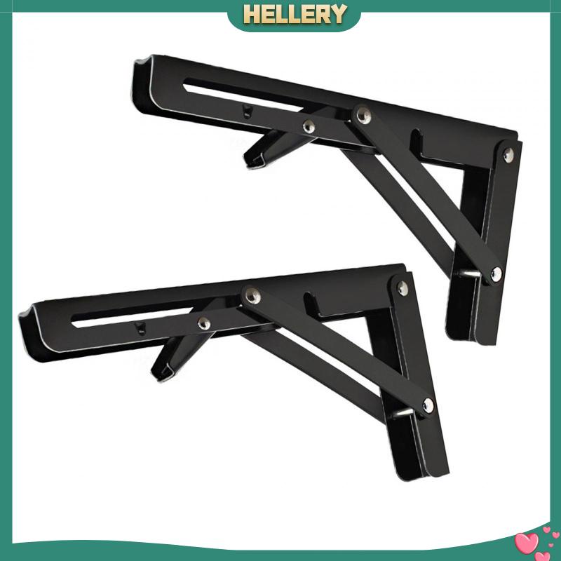 Set 2 Giá Đỡ Kệ Bằng Kim Loại Hình Tam Giác Có Thể Gập Lại Tiết Kiệm Không Gian Cho Phòng Khách Gia Đình