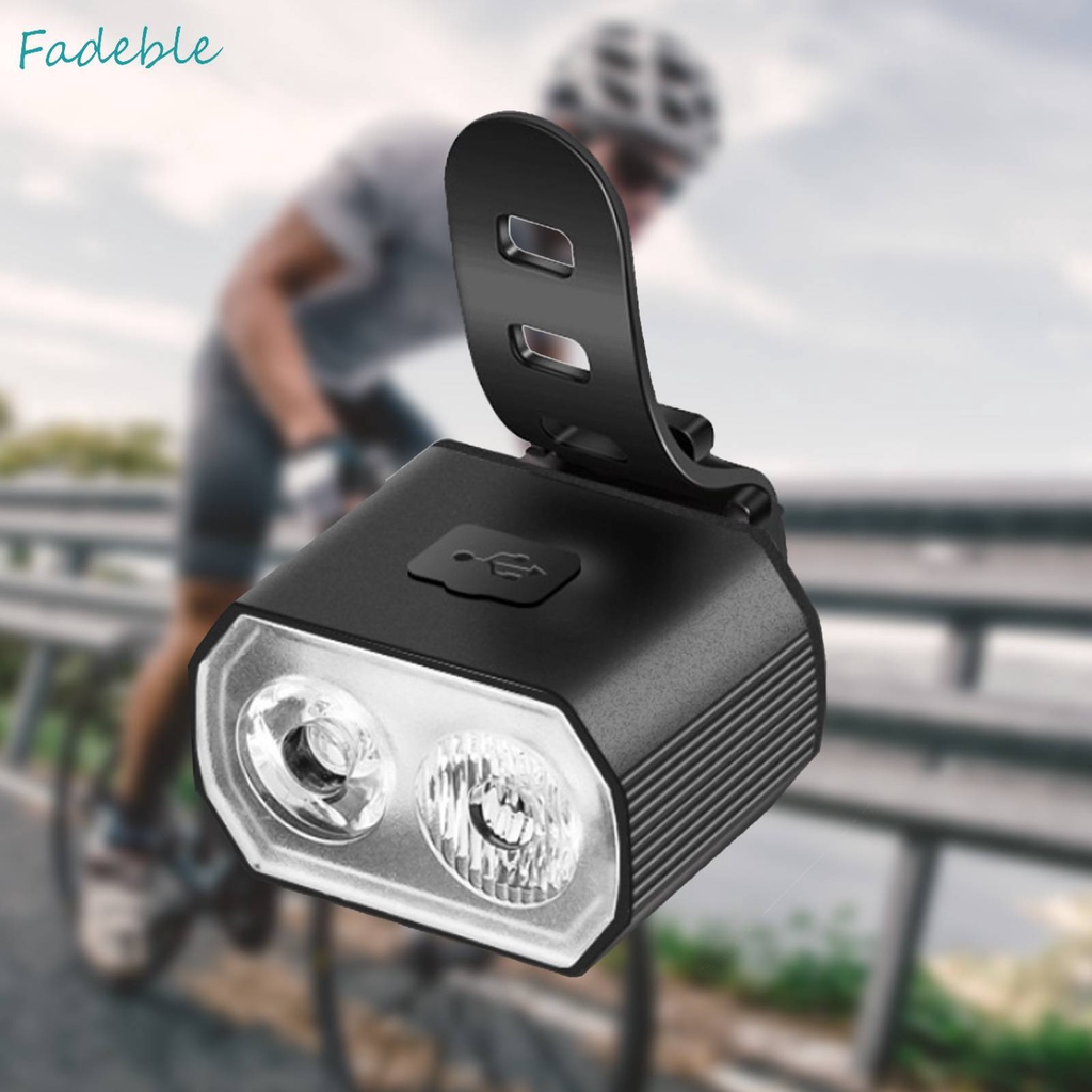 Set 2 Đèn Led Gắn Đuôi Xe Đạp Có Thể Sạc Lại Bằng Cổng USB