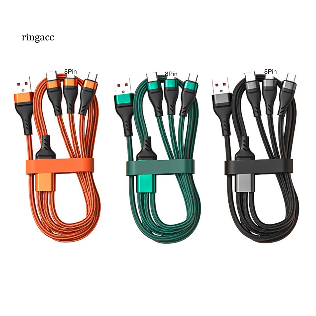 Dây Cáp Sạc USB Loại C 3 Trong 1 Với 3 Màu Lựa Chọn