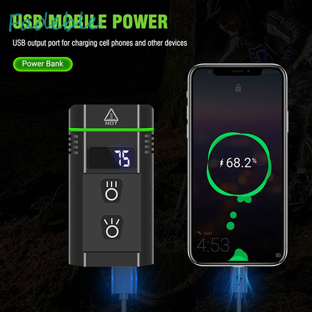 Đèn Pha 10LED 3000LM Cho Xe Đạp