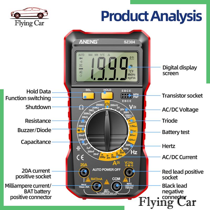 Đồng Hồ Vạn Năng Kỹ Thuật Số Chuyên Dụng Chất Lượng Cao