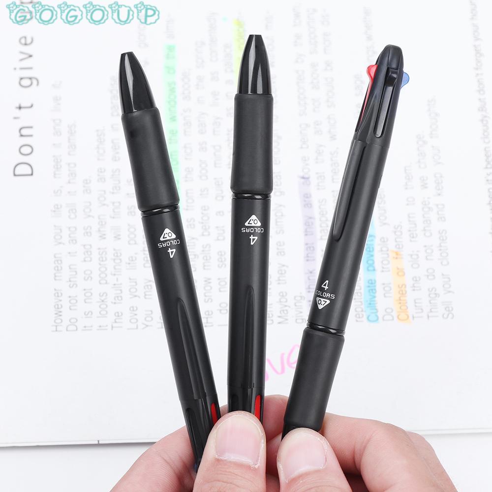 GOGOUP 2 / 5 / 8 Bút Bi Nhiều Màu Ngòi 0.7mm