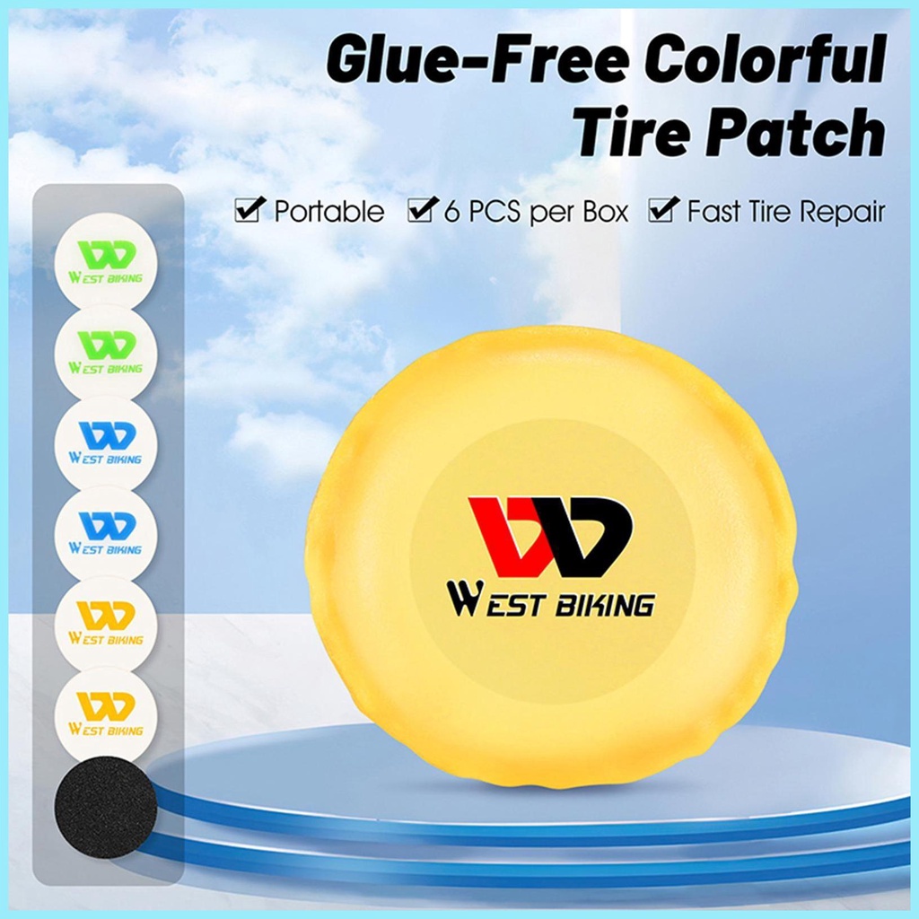 Bộ Vá Lốp Xe Đạp Không Keo Kèm Vỏ Sò Di Động Tiện Dụng